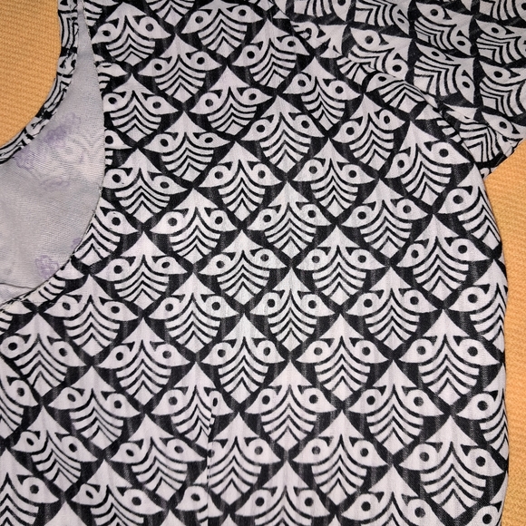 Printed Blouse Black - Picture 5 of 5